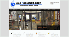 Desktop Screenshot of h-gschultzdoor.com